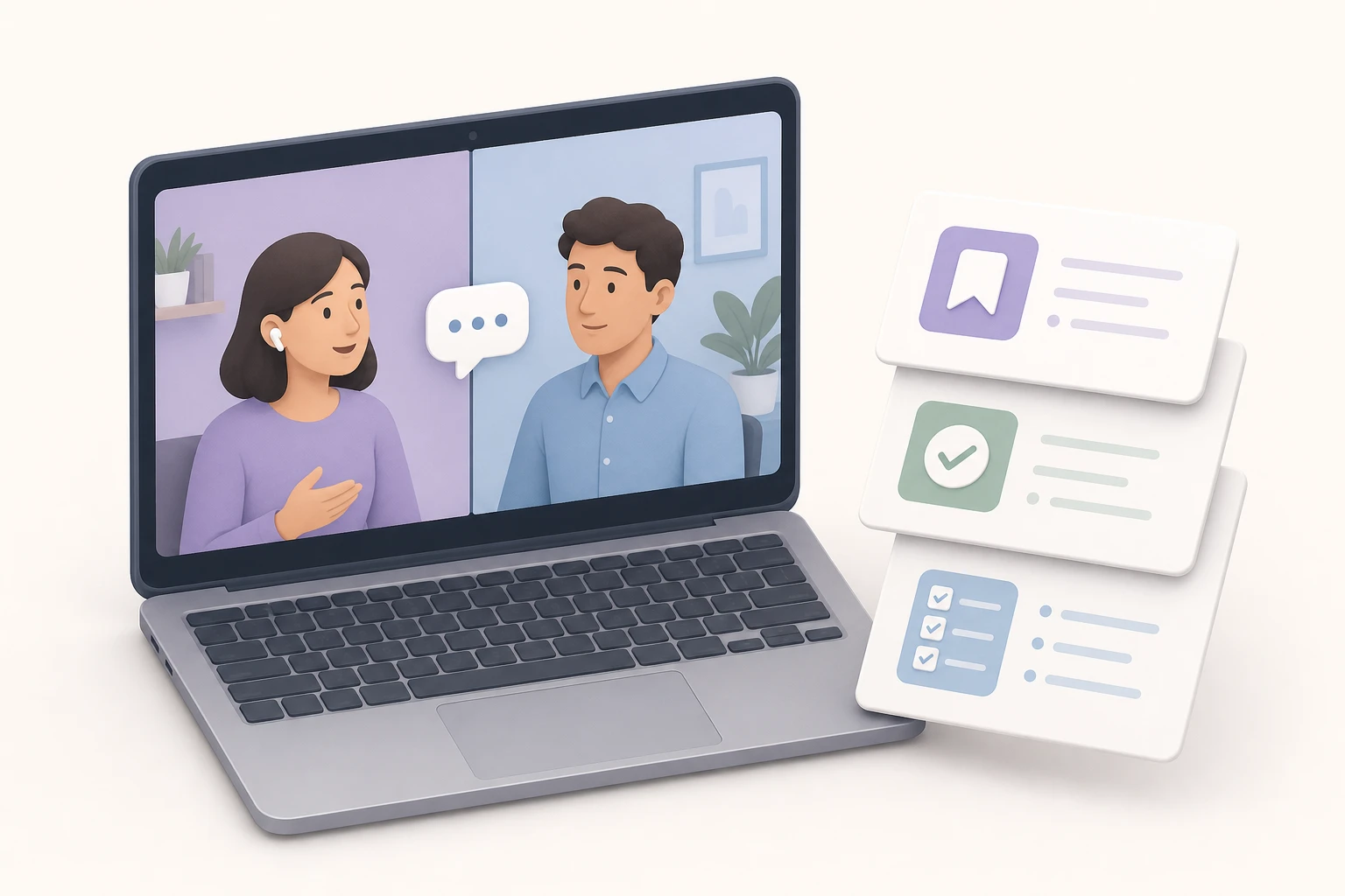 Meeting translation plus captured context, decisions, and next steps