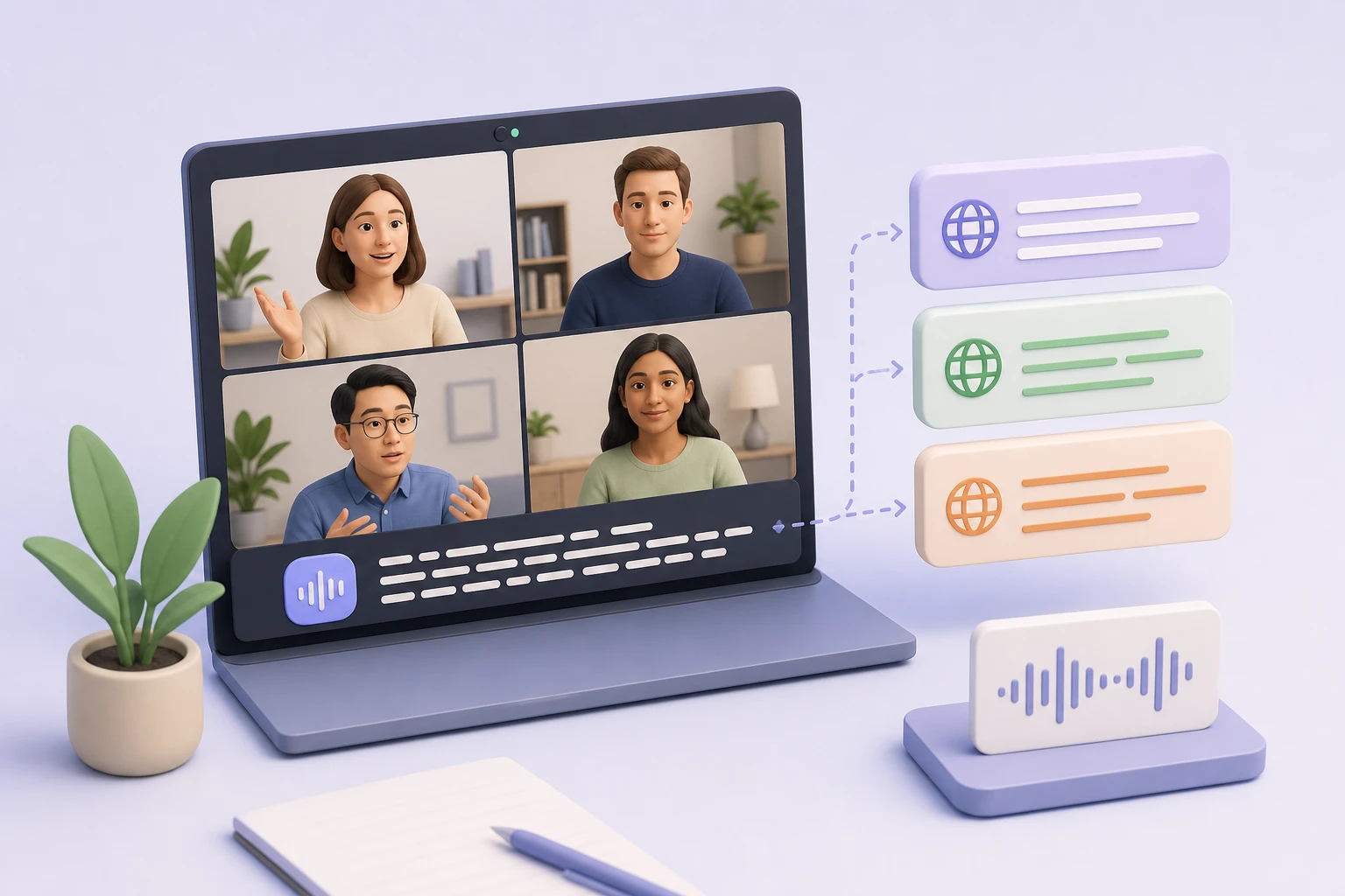What Is an AI Meeting Translator and How Does It Work? inline visual